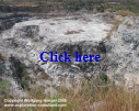 General view of the Marosohihy Uranothorianite Mine, abandoned in 1969 (?), geologically it is a U-Th-skarn