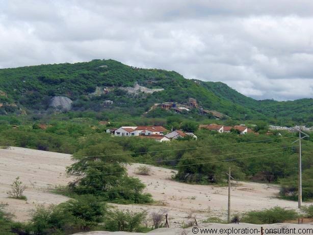 The Brejui Mine is the only tungsten mine in the region which is in continiung production since decades.