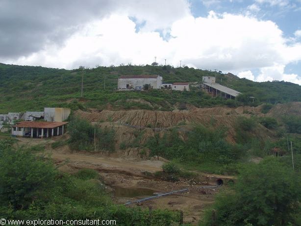 The still producing Bod underground mine produces scheelite concentrate from a prograde skarn